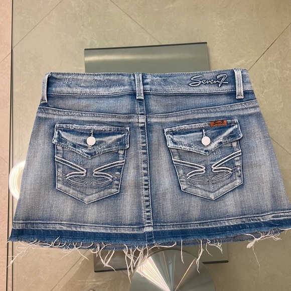 Seven 7, jeans skirt, size 28 - Picture 3 of 4
